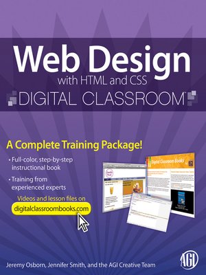 cover image of Web Design with HTML and CSS Digital Classroom
